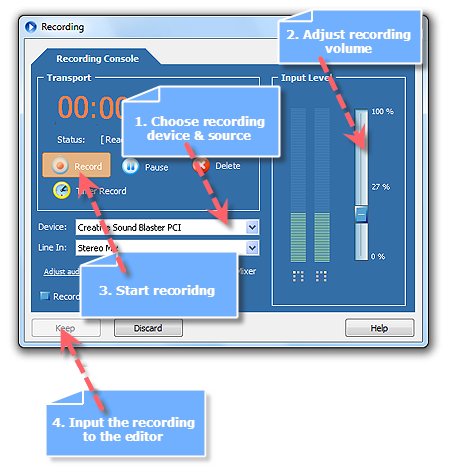 Choose Recording Device