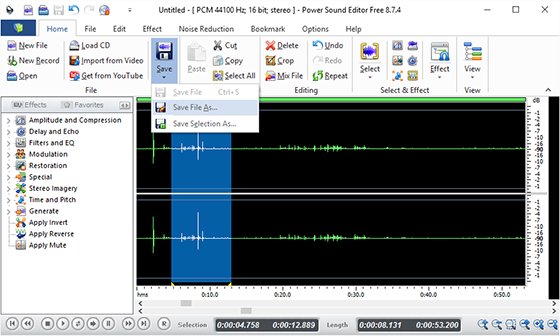 Save the Recording Save the Recording