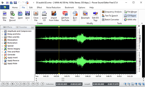 Insert the Audio CD Insert the Audio CD