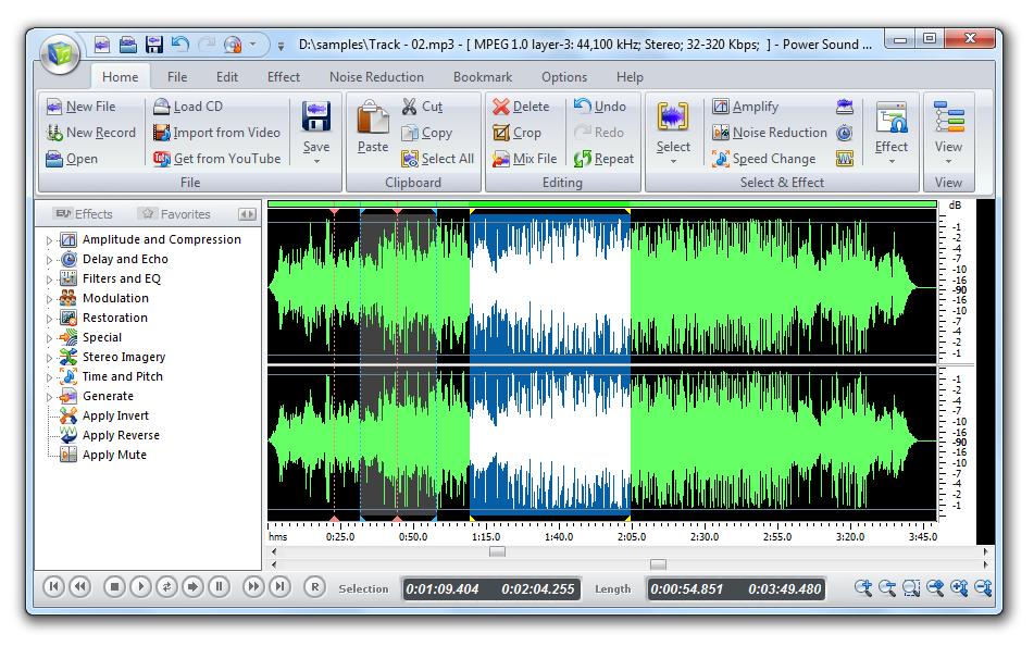 Power Sound Editor Free screenshot